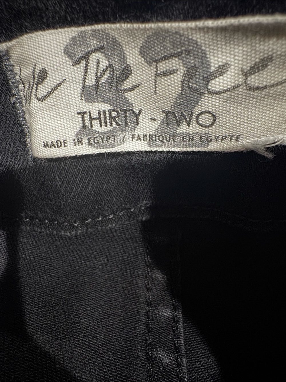 Free People "We The Free Jayde" flare jeans in a black wash - Picture 12 of 14